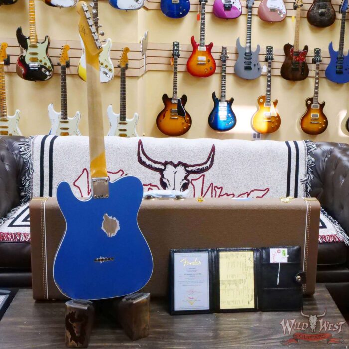 Fender Custom Shop 1962 Telecaster Custom Rosewood Slab Board Hand-Wound Pickups Relic Lake Placid Blue - Image 10