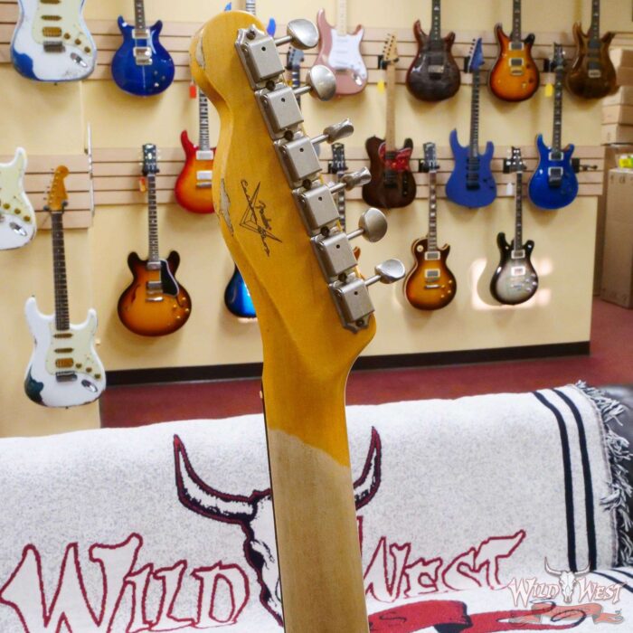 Fender Custom Shop 1962 Telecaster Custom Rosewood Slab Board Hand-Wound Pickups Relic Lake Placid Blue - Image 11