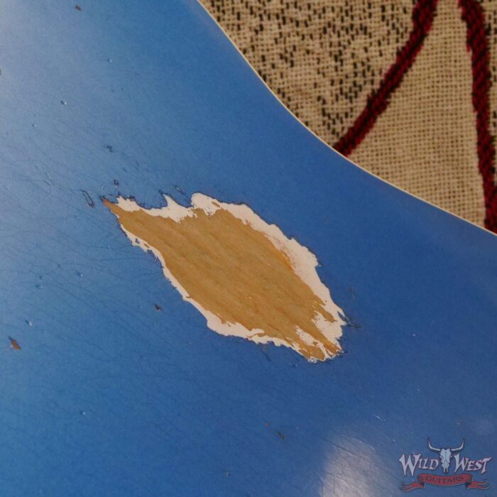 Fender Custom Shop 1962 Telecaster Custom Rosewood Slab Board Hand-Wound Pickups Relic Lake Placid Blue - Image 13