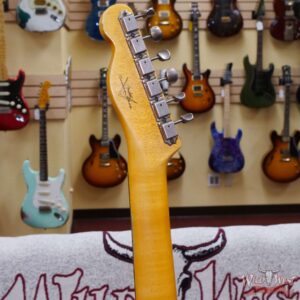 Fender Custom Shop 1962 Telecaster Custom Rosewood Slab Board Hand-Wound Pickups Relic Candy Apple Red - Image 10