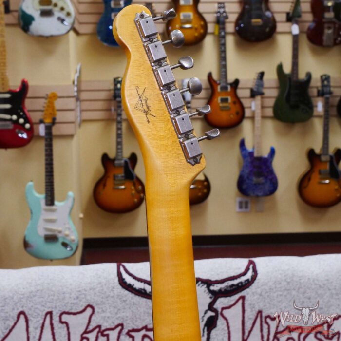 Fender Custom Shop 1962 Telecaster Custom Rosewood Slab Board Hand-Wound Pickups Relic Candy Apple Red - Image 10