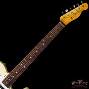 Fender Custom Shop 1962 Telecaster Custom Rosewood Slab Board Hand-Wound Pickups Heavy Relic Vintage White - Image 4