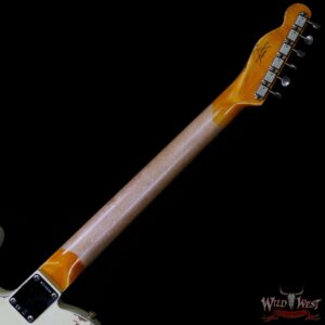 Fender Custom Shop 1962 Telecaster Custom Rosewood Slab Board Hand-Wound Pickups Heavy Relic Vintage White - Image 5