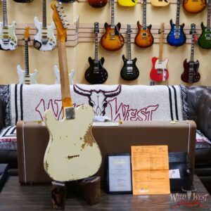 Fender Custom Shop 1962 Telecaster Custom Rosewood Slab Board Hand-Wound Pickups Heavy Relic Vintage White - Image 9