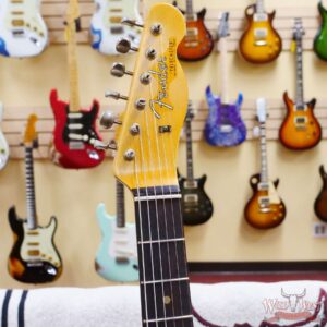 Fender Custom Shop 1962 Telecaster Custom Rosewood Slab Board Hand-Wound Pickups Relic Candy Apple Red 7.20 lbs - Image 7