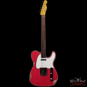 Fender Custom Shop 1962 Telecaster Custom Rosewood Slab Board Hand-Wound Pickups Relic Fiesta Red 7.10 lbs - Image 3