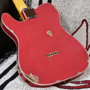 Fender Custom Shop 1962 Telecaster Custom Rosewood Slab Board Hand-Wound Pickups Relic Fiesta Red 7.10 lbs - Image 11