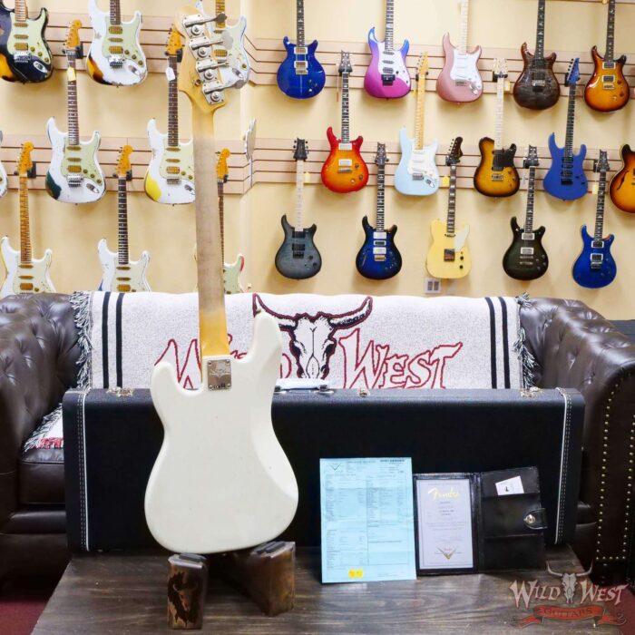 Fender Custom Shop 1963 Precision Bass P-Bass Journeyman Relic Aged Olympic White - Image 10