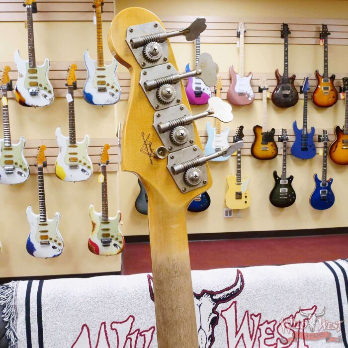 Fender Custom Shop 1963 Precision Bass P-Bass Journeyman Relic Aged Olympic White - Image 11