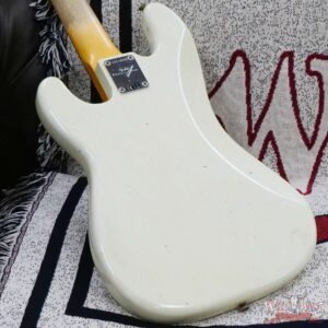 Fender Custom Shop 1963 Precision Bass P-Bass Journeyman Relic Aged Olympic White - Image 12