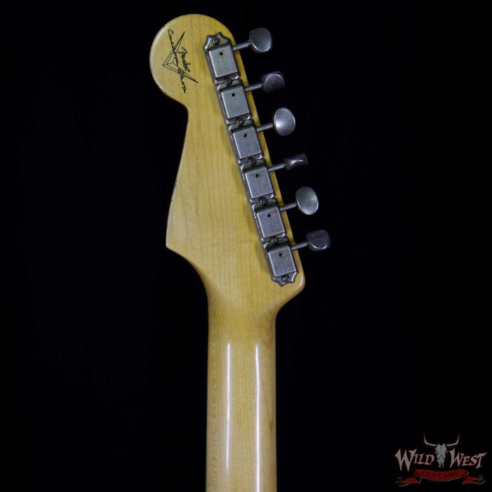 Fender Custom Shop 1963 Stratocaster Relic Rosewood Fretboard Surf Green - Image 10