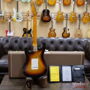 Fender Custom Shop 1963 Stratocaster Relic AAA Rosewood Board with Quartersawn Maple Neck 3 Tone Sunburst - Image 9