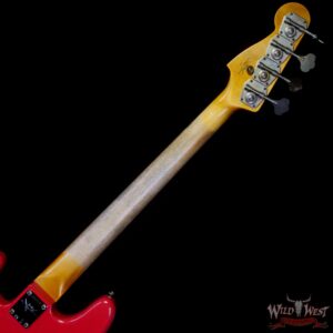Fender Custom Shop 1963 P-Bass Precision Bass Hand-Wound Pickup Journeyman Relic Aged Fiesta Red - Image 5