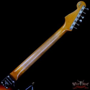 Fender Custom Shop Limited Edition 1963 Stratocaster Hand-Wound Pickups Roasted Maple Neck Relic 3-Color Sunburst - Image 5
