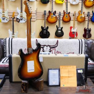 Fender Custom Shop Limited Edition 1963 Stratocaster Hand-Wound Pickups Roasted Maple Neck Relic 3-Color Sunburst - Image 9