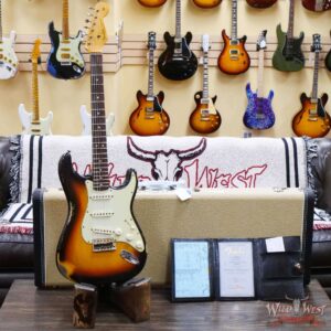 Fender Custom Shop Limited 1963 Stratocaster Hand-Wound Pickups Heavy Relic Aged 3 Tone Sunburst - Image 6