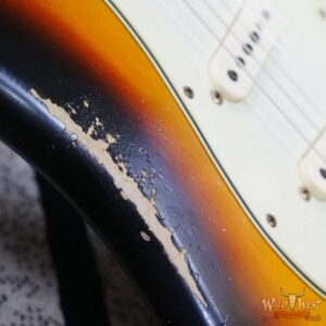 Fender Custom Shop Limited 1963 Stratocaster Hand-Wound Pickups Heavy Relic Aged 3 Tone Sunburst - Image 9