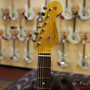 Fender Custom Shop 1963 Stratocaster AAA Rosewood Fingerboard Heavy Relic British Racing Green - Image 7