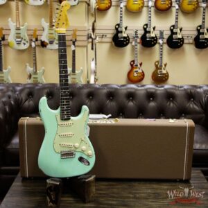 Fender Custom Shop 1963 Stratocaster Relic Sort of Dark AAA Rosewood Fretboard Surf Green - Image 12