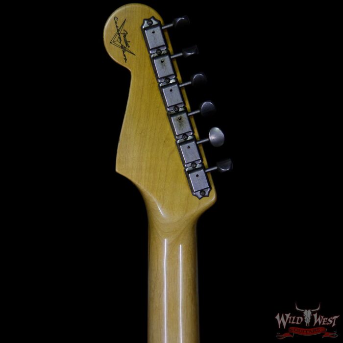 Fender Custom Shop 1963 Stratocaster Relic Sort of Dark AAA Rosewood Fretboard Surf Green - Image 10