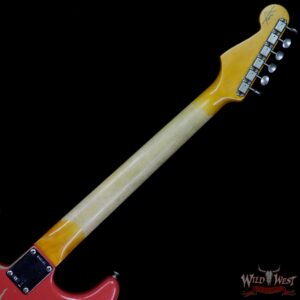 Fender Custom Shop 1963 Stratocaster heavy Relic Round Lam AAA Rosewood Fingerboard Fiesta Red - Image 10