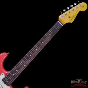 Fender Custom Shop 1963 Stratocaster heavy Relic Round Lam AAA Rosewood Fingerboard Fiesta Red - Image 8