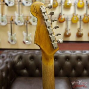 Fender Custom Shop 1963 Stratocaster Heavy Relic AAA Rosewood Fingerboard Olympic White - Image 9