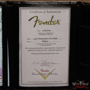 Fender Custom Shop 1963 Stratocaster Heavy Relic AAA Rosewood Fingerboard Vintage White - Image 15