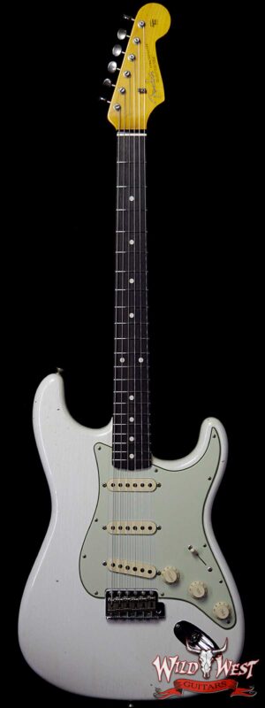 Fender Custom Shop 1963 Stratocaster Journeyman Relic with Dirty Neck Olympic White