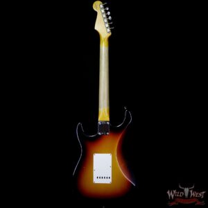 Fender Custom Shop 1963 Stratocaster Journeyman Relic with Dirty Neck 3 Tone Sunburst - Image 5