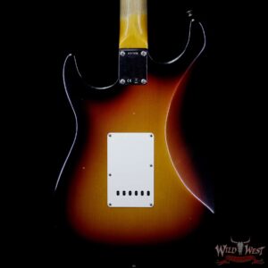 Fender Custom Shop 1963 Stratocaster Journeyman Relic with Dirty Neck 3 Tone Sunburst - Image 6