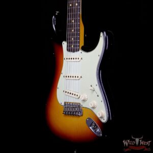 Fender Custom Shop 1963 Stratocaster Journeyman Relic with Dirty Neck 3 Tone Sunburst - Image 2