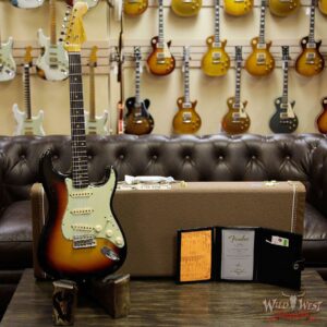 Fender Custom Shop 1963 Stratocaster Journeyman Relic with Dirty Neck 3 Tone Sunburst - Image 11
