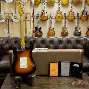 Fender Custom Shop 1963 Stratocaster Journeyman Relic with Dirty Neck 3 Tone Sunburst - Image 13