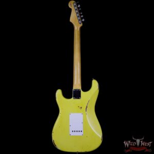Fender Custom Shop Collection 1963 Stratocaster Relic Dark AAA Rosewood Fretboard Graffiti Yellow - Image 6