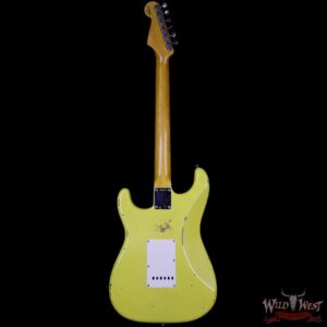 Fender Custom Shop 1963 Stratocaster Relic Rosewood Fretboard Graffiti Yellow - Image 6