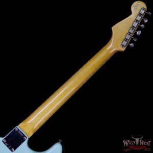 Fender Custom Shop Collection 1963 Stratocaster Relic Sort of Dark AAA Rosewood Fretboard Surf Green - Image 11