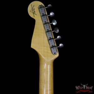 Fender Custom Shop 1963 Stratocaster Relic Rosewood Fretboard Surf Green - Image 10