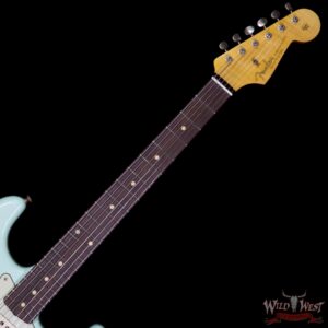 Fender Custom Shop 1963 Stratocaster Relic Rosewood Fretboard Surf Green - Image 9