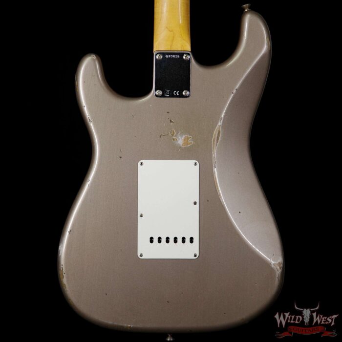 Fender Custom Shop 1963 Stratocaster Relic Rosewood Fretboard Shoreline Gold - Image 7