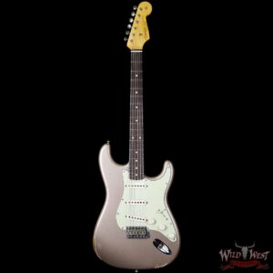Fender Custom Shop 1963 Stratocaster Relic Rosewood Fretboard Shoreline Gold - Image 5