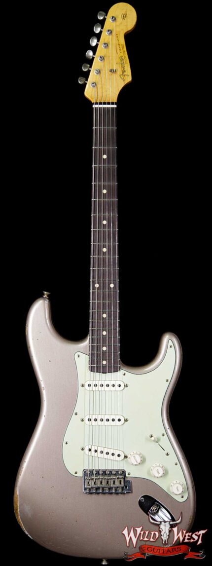 Fender Custom Shop 1963 Stratocaster Relic Rosewood Fretboard Shoreline Gold