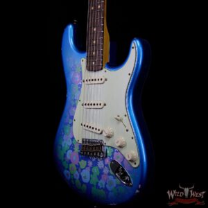 Fender Custom Shop 1963 Stratocaster Relic 63 Reissue AAA Rosewood Fingerboard Blue Flower - Image 2