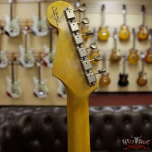 Fender Custom Shop 1963 Stratocaster Relic 63 Reissue AAA Rosewood Fingerboard Blue Flower - Image 9