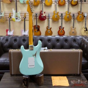 Fender Custom Shop 1963 Stratocaster Relic AAA Rosewood Board with Quartersawn Maple Neck Surf Green - Image 9