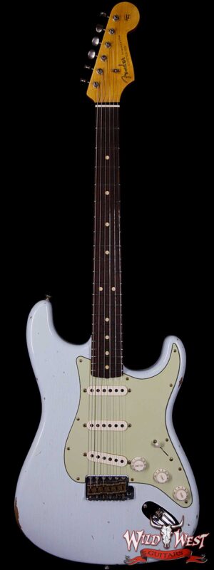 Fender Custom Shop 1963 Stratocaster Relic Rosewood Fretboard Sonic Blue