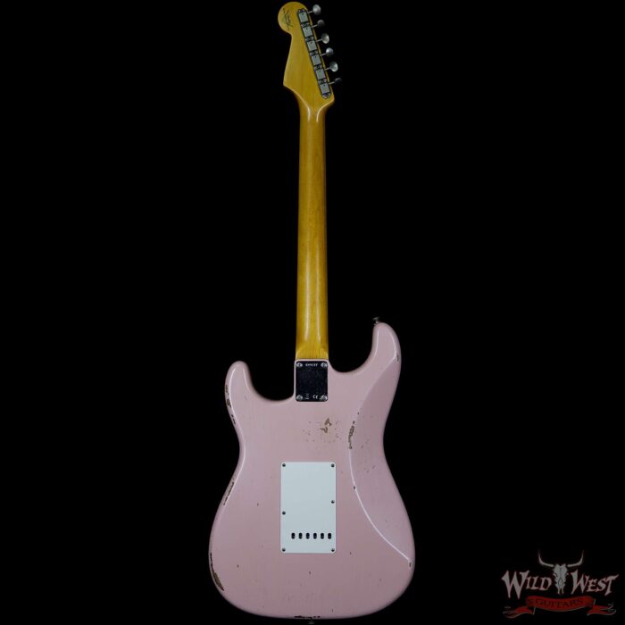 Fender Custom Shop 1963 Stratocaster Relic Rosewood Fretboard Shell Pink - Image 6