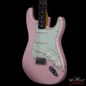 Fender Custom Shop 1963 Stratocaster Relic Rosewood Fretboard Shell Pink - Image 2