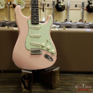 Fender Custom Shop 1963 Stratocaster Relic Rosewood Fretboard Shell Pink - Image 13