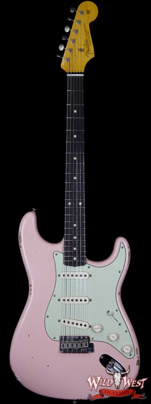 Fender Custom Shop 1963 Stratocaster Relic Rosewood Fretboard Shell Pink
